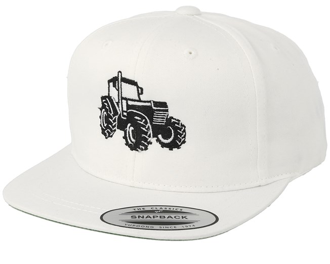 Kids Big Tractor White Snapback Kiddo Cap caps Kids Big Tractor White Snapback Kiddo Cap caps