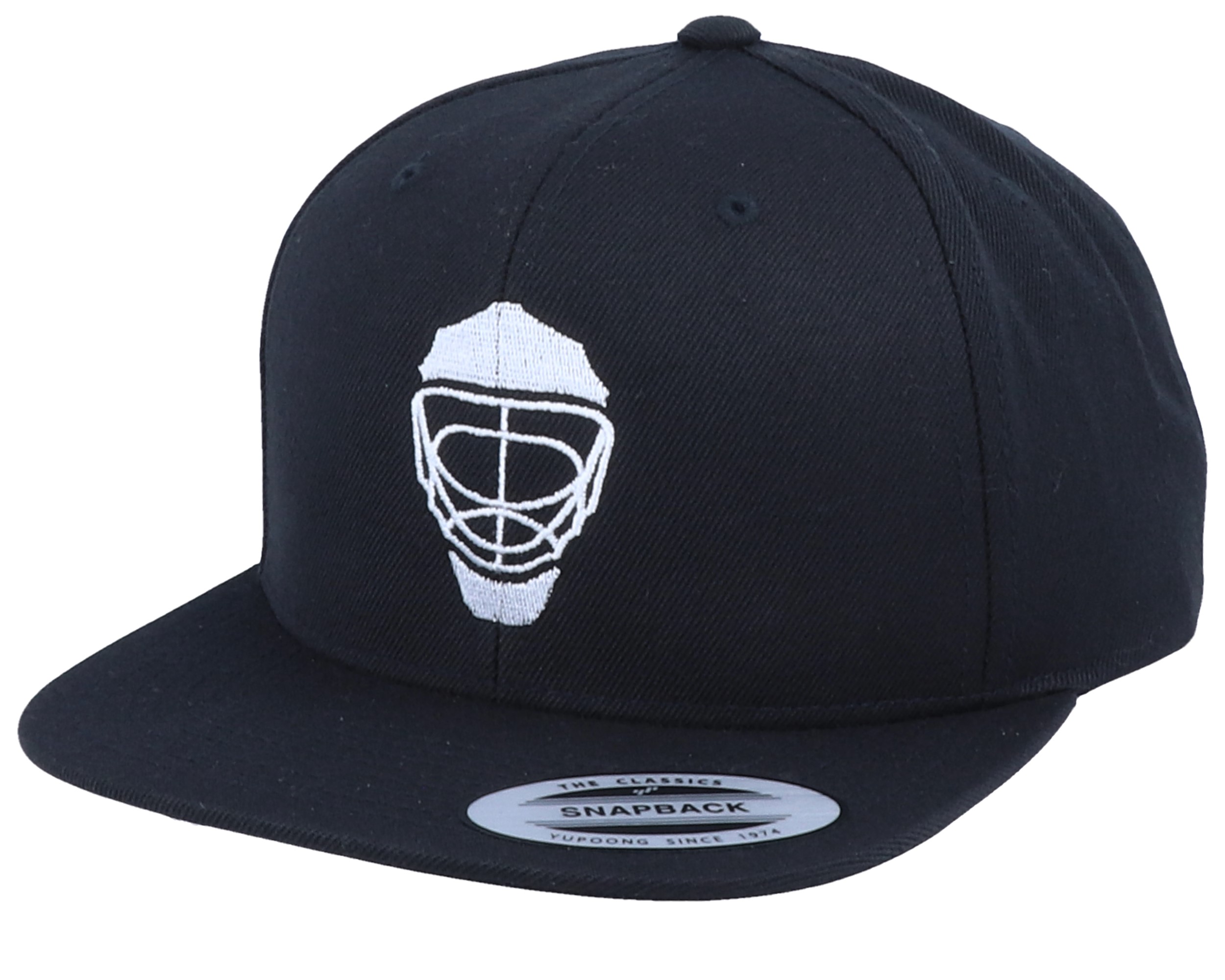 Hockey Mask Modern Black Snapback Forza keps Hatstore.se