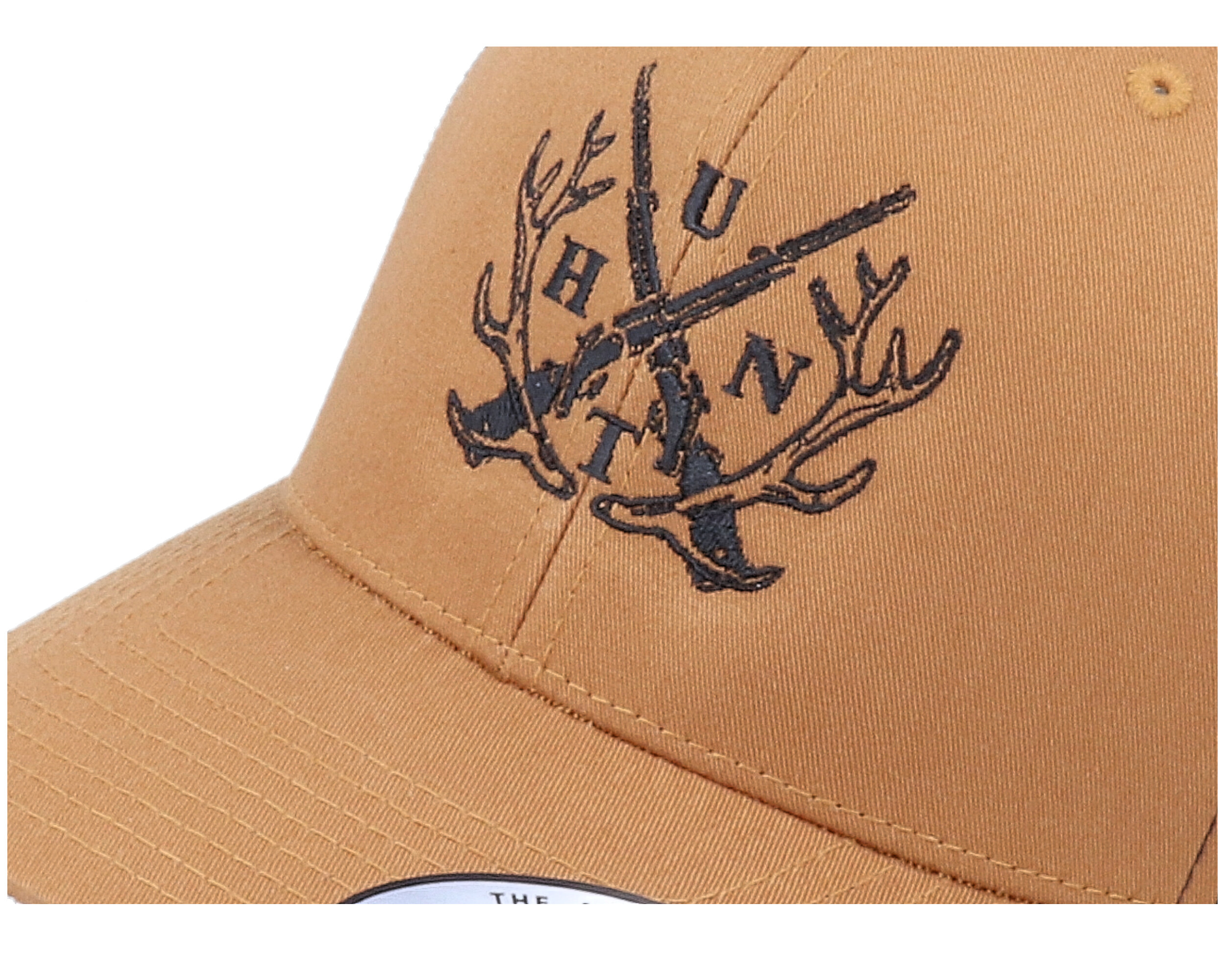 Hunt X Antlers Caramel/Black Trucker Hunter caps Hatstore.no