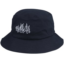 Kammi x Hatstore - Flames Black Bucket 